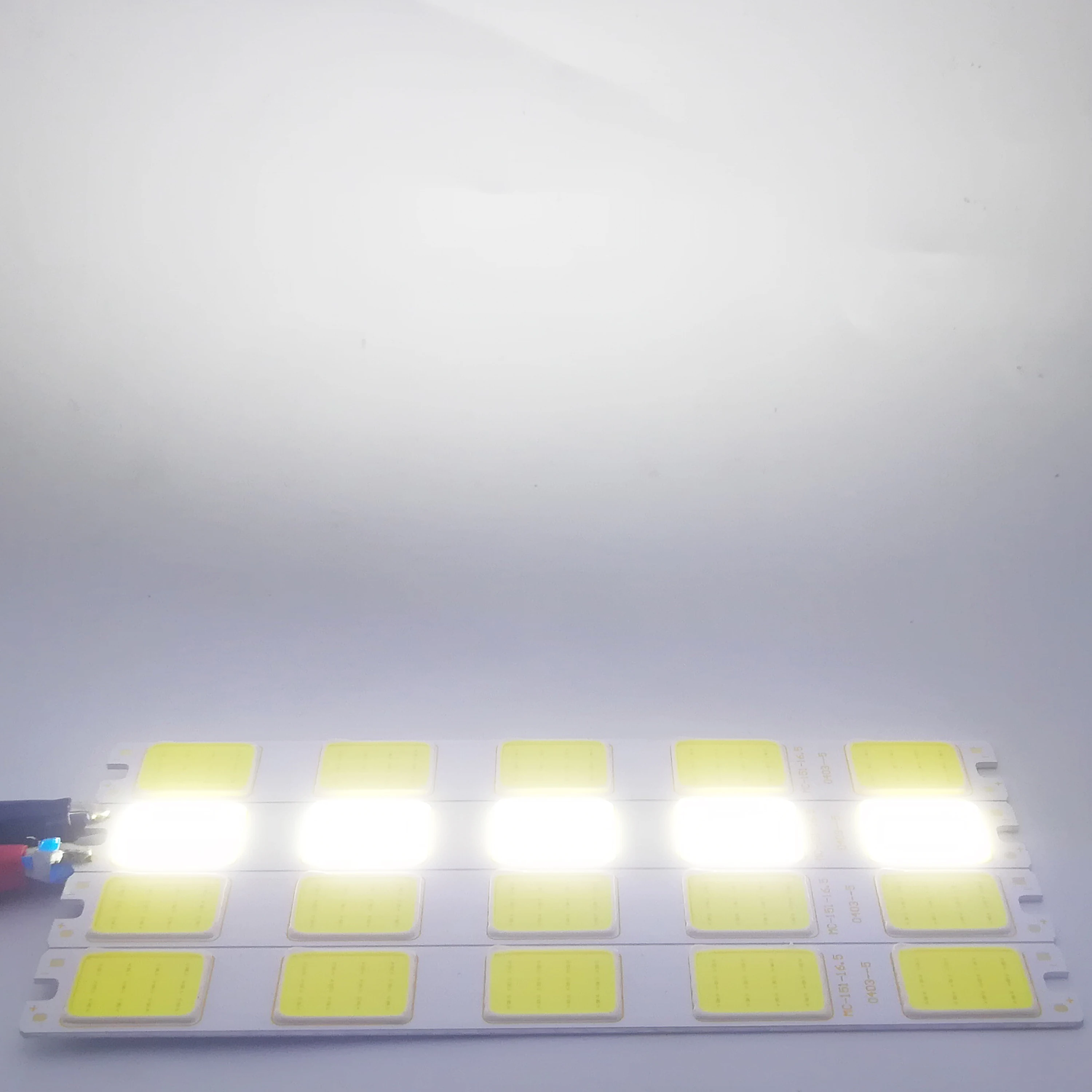 Новый 12 В dc 151 мм 16 5 led cob лента лампа холодный белый дневной ходовой свет