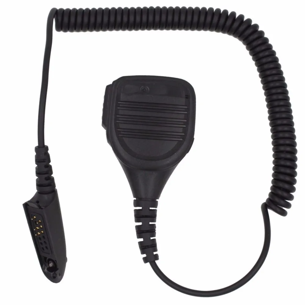 

Water Resistant Speaker Mic Microphone PTT for Motorola Walkie Talkie GP328 Two Way Radio PRO5150 GP338 PG380 GP680 HT750 GP340