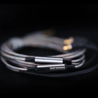 

FIDUE A83 Earphone Cable Compatibility applies to MMCX connector With Microphone Control Button 3.5m