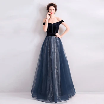 

LPTUTTI Embroidery New For Women Elegant Date Ceremony Party Prom Gown Formal Gala Events Luxury Long Evening Dress