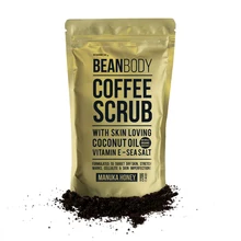 Hotselling BeanBody Manuka Honey Coffee Scrub Coconut Oil Remove dead skin Body Treatment for Rough skin Stretch marks Cellulite