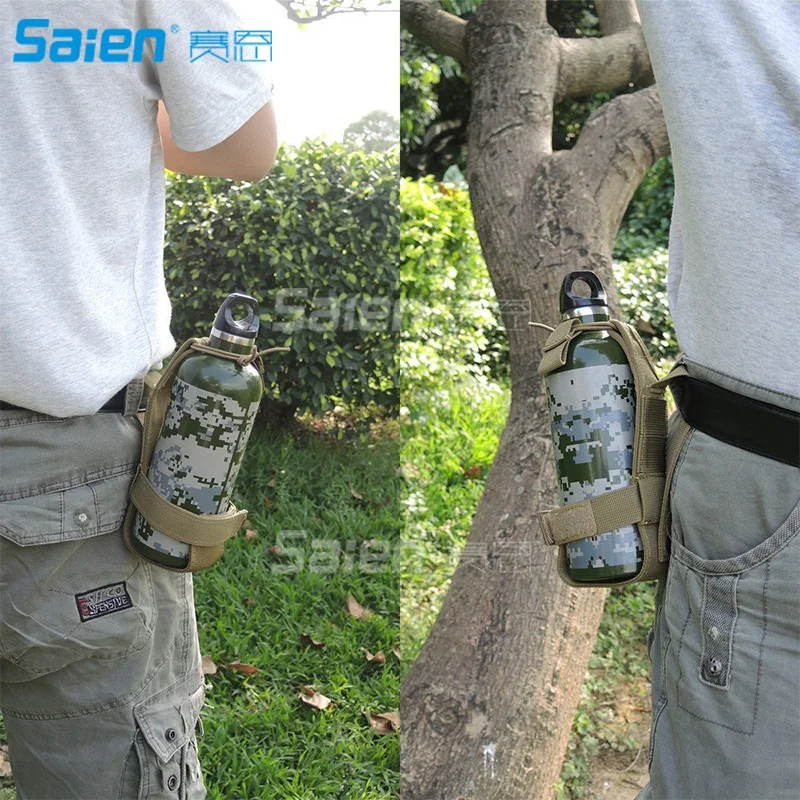 City Jogging Bags Holder Belt Tactical Molle Bottle Carrier For Outdoor Walking Running