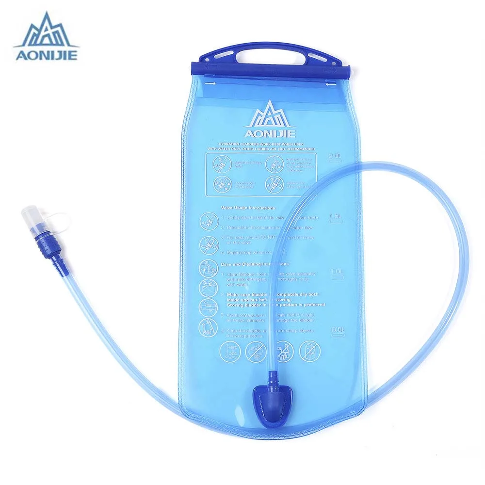 2L AONIJIE 1/1,5/2L чайник для воды для путешествий, спорта, кемпинга, пеших прогулок, бега по пересеченной местности - Цвет: 2L