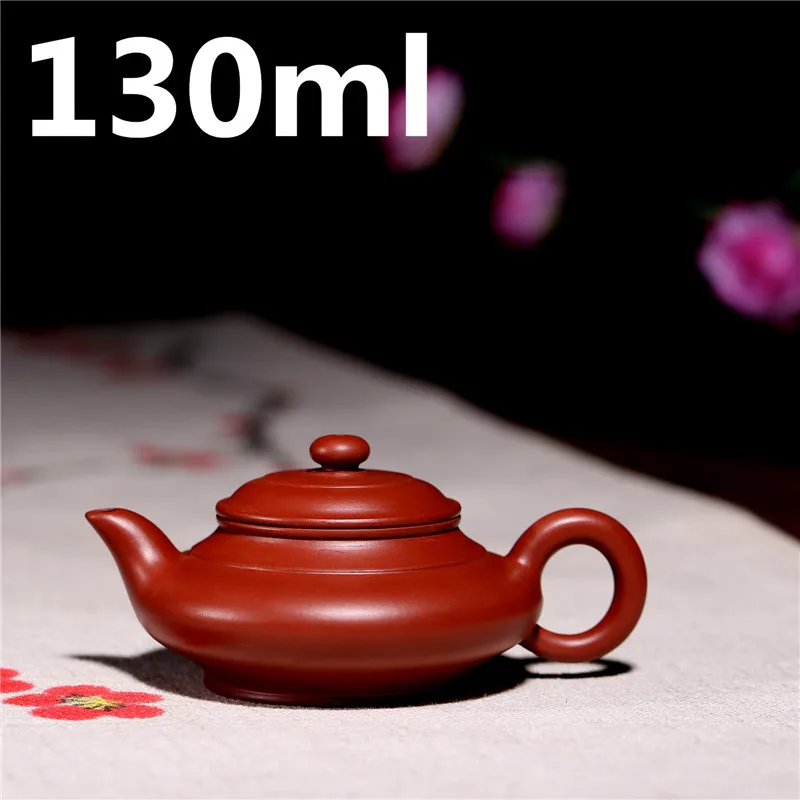 

Chinese Tea Ceremony Yixing Teapots 130ml Zhu Ni Ore Mud Tea Set Gong Fu Tea Set Zisha Purple Sand Tea Pot Handmade Ceramic