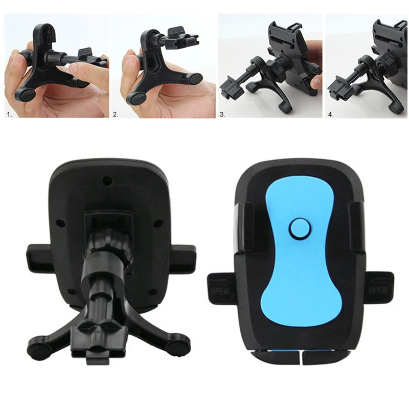 Drücken sie Typ Auto Air Vent-Halter für IPhone Samsung Smartphone Cradle Halterung GPS Stand Auto