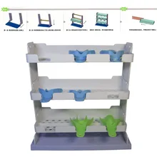 1 pc Dental Lab Impression Tray Shelf Holder Detachable Stand Without Impression Trays delian dental bonding ultra fast tray adhesive with brush bottle impression material dental silicone product
