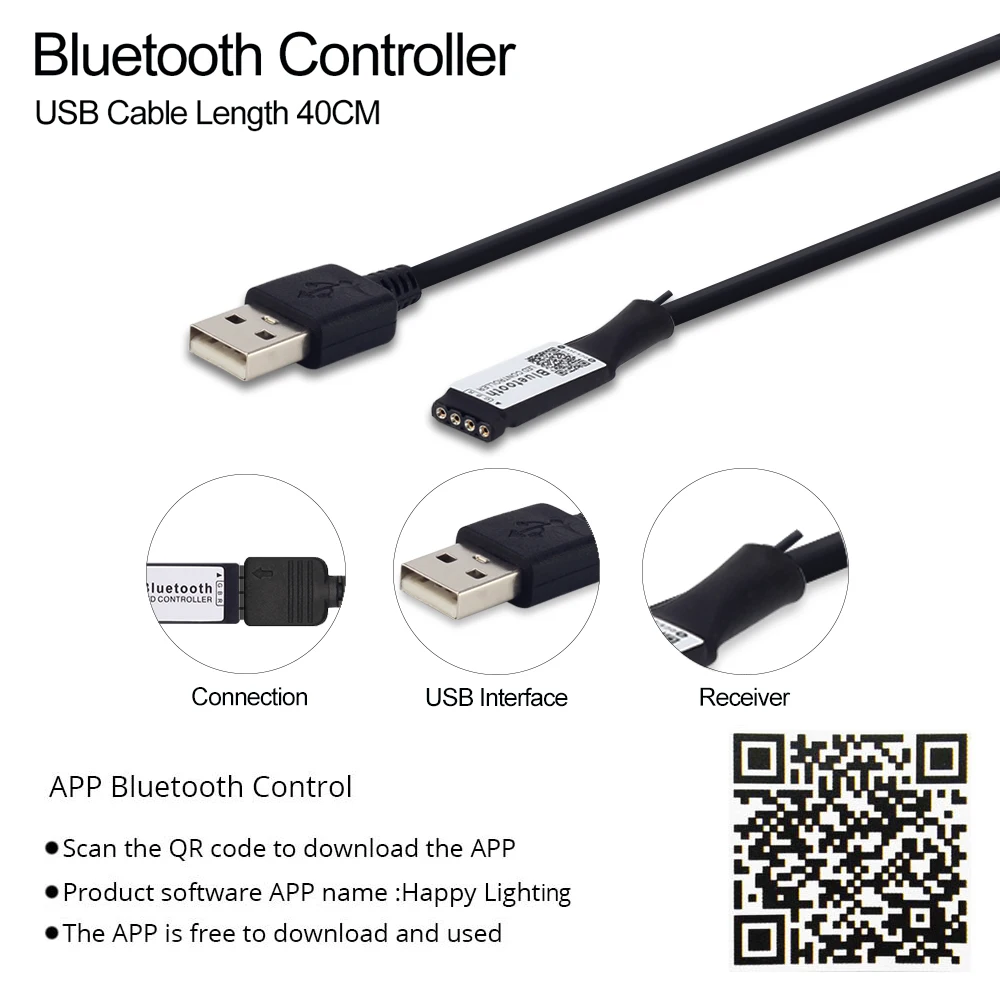 DC5V USB светодиодный полосы 5050 RGB/RGBW/RGBWW 50 см, 1 м, 2 м, ТВ фонового освещения Flexibe светодиодный клейкая лента IP20/IP65 из водонепроницаемого материала