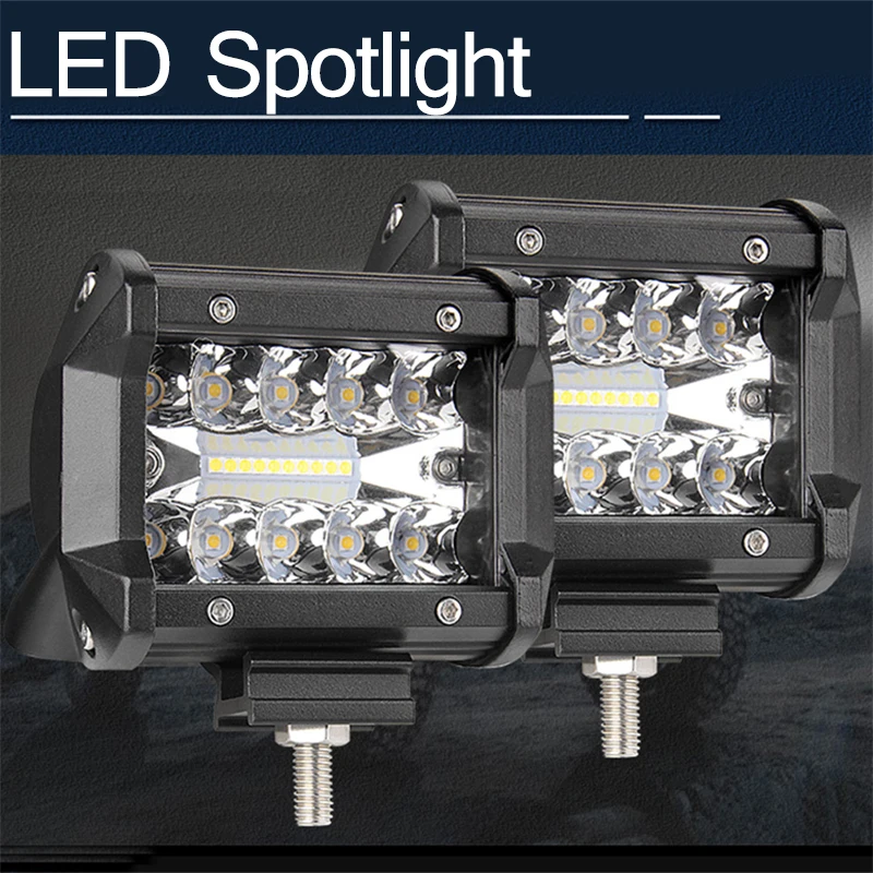 Car Sytling Work Light Bar 12V 60W spotlights Car LED auxiliary Lamp