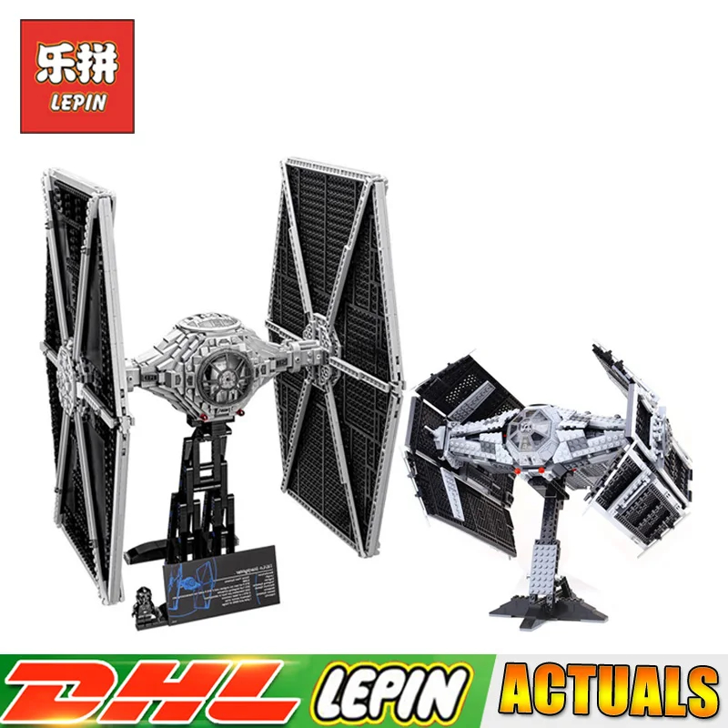 

Lepin 05055 05036 Compatible LegoINGlys 10175 75095 Star Wars The Rogue USC Vader TIE Advanced Fighter Blocks Bricks Toys