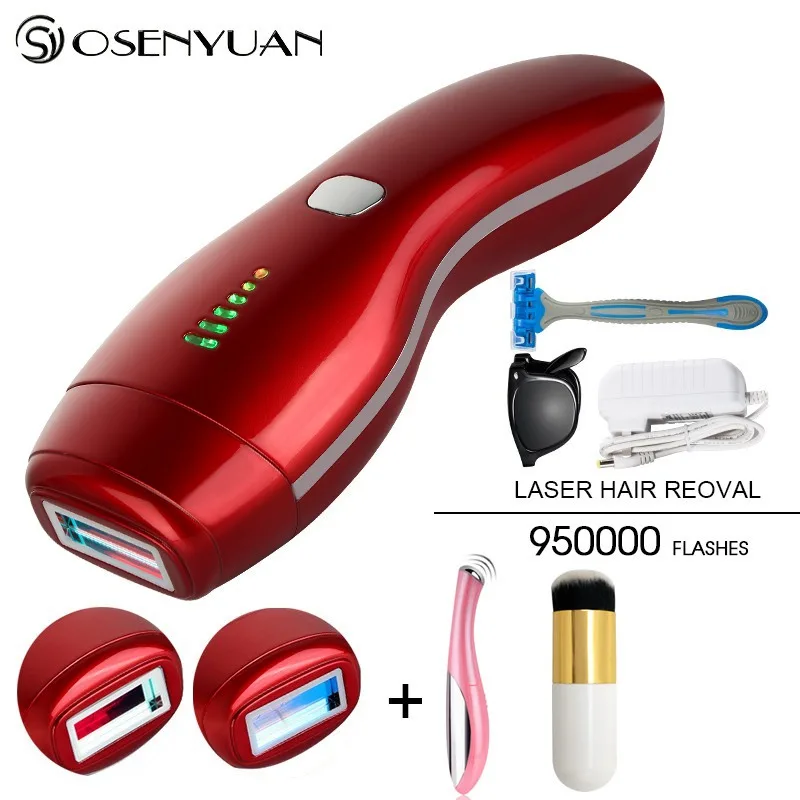950000Puls 3в1 IPL лазерная Машинка для удаления волос, лазерный эпилятор, эпилятор для удаления волос, триммер для постоянного бикини, Электрический лазерный эпилятор - Цвет: 7