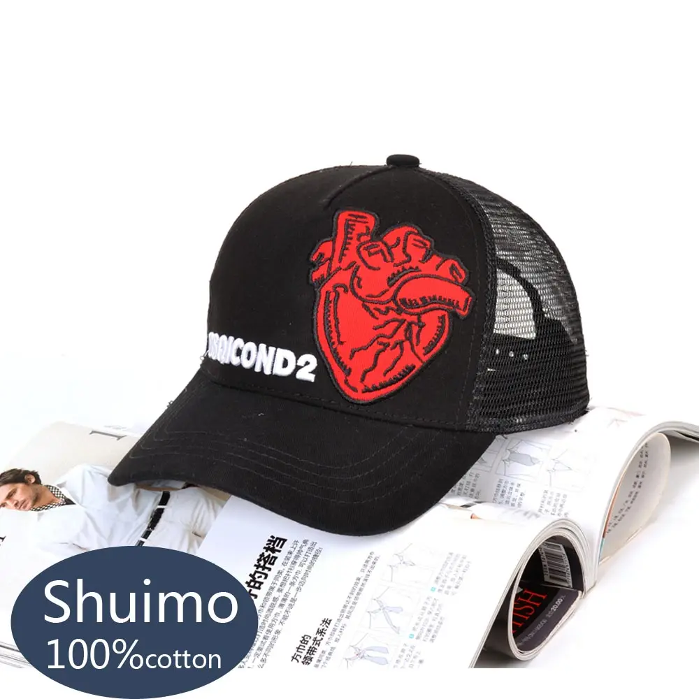 DSQICOND2 бренд Повседневное Snapback Бейсбол колпаки Casquette Gorras для Для мужчин Для женщин DSQ Черная кепка-тракер Кепки летняя футболка в стиле хип-хоп с буквенным папа шляпа