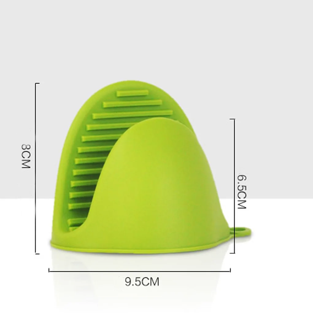1 шт. анти-ожога Сгущает силиконовый кухонный Органайзер изолированный Термопот зажимы для микроволновой печи перчатки зажим для горячей пластины
