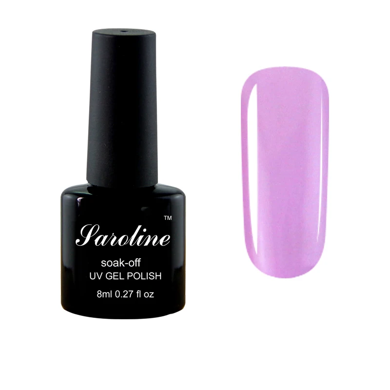 Серия Saroline, УФ светодиодный, чистый, телесный Гель-лак для ногтей, 29 цветов, модный гель для ногтей, обычный Гель-лак для ногтей, Полупостоянный, цветной - Цвет: 814