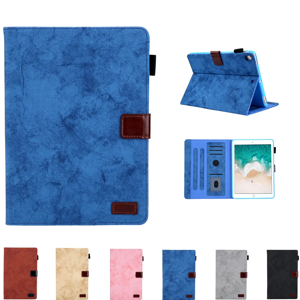 

For iPad Air 2 Air 1 2017 Pro 9.7 Funda Silicone Back Pu Leather Smart Cover Case for iPad 2018 9.7 6th generation Sleeve Case