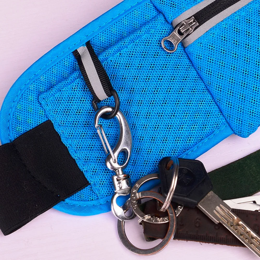 [9,5*40 cm] bolsas de deporte multifunción de calidad para correr a la cintura para música con auriculares con orificios para teléfonos inteligentes bolsas deportivas