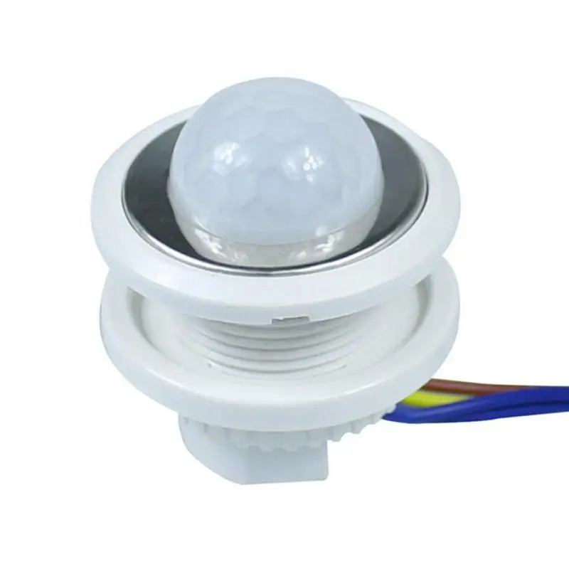 

Universal AC 110~250V LED PIR Detector Infrared 360 Degree PIR Motion Light Switch Ceiling Recessed For Toilet Kitchen Stair S2