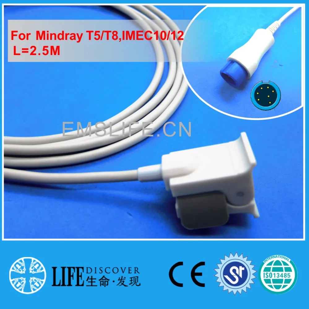 

Reusable Child finger spo2 sensor for MINDRAY T5,T8,IMEC10,12 patient monitor