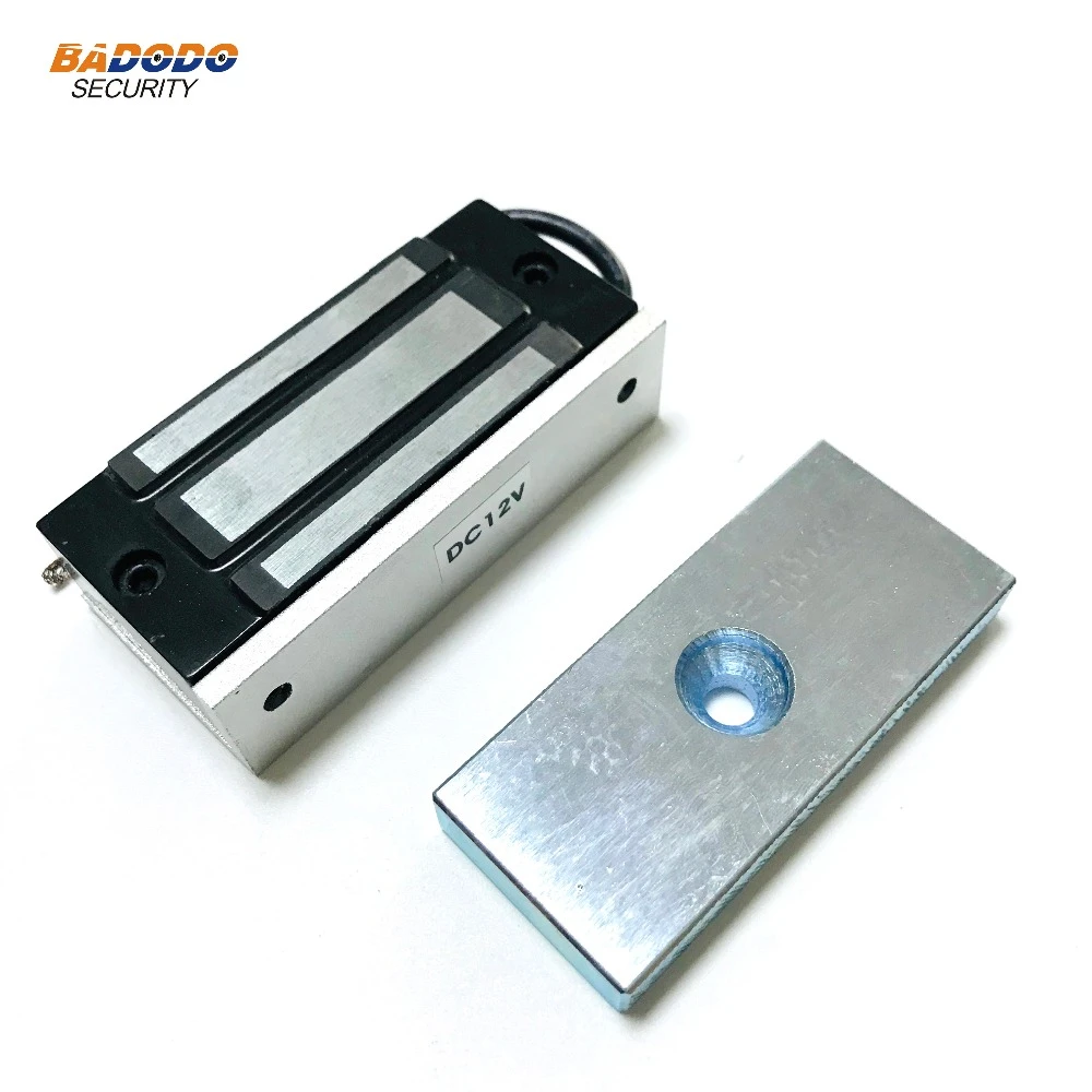 DC12V 24V Single Door Lock 60Kg/100Lbs Holding Force For Frameless