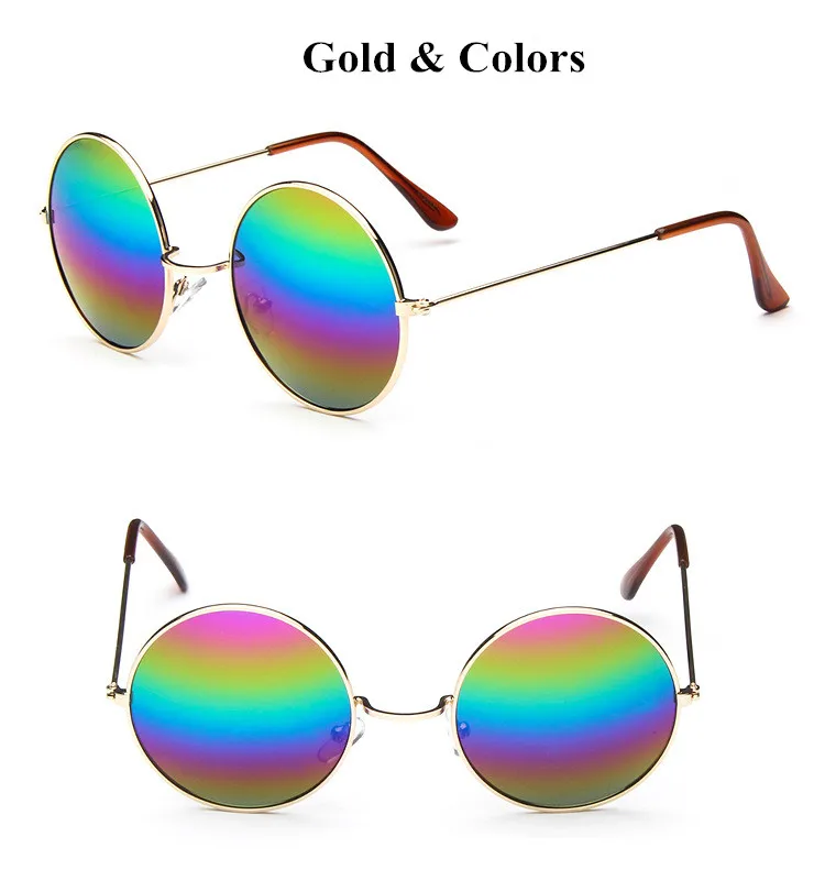 Винтажные Круглые Солнцезащитные очки для мужчин и женщин, круглые очки в стиле стимпанк, металлические брендовые дизайнерские солнцезащитные очки, UV400 Oculos de sol