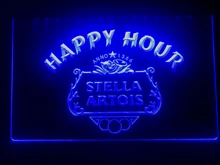 616 stella artois cerveja happy hour barra led sinal de luz de néon