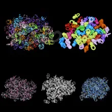 New 50Pcs/Pack Mini Pacifiers Baby Shower Favors Clear Girl Boy Party Game Decorations