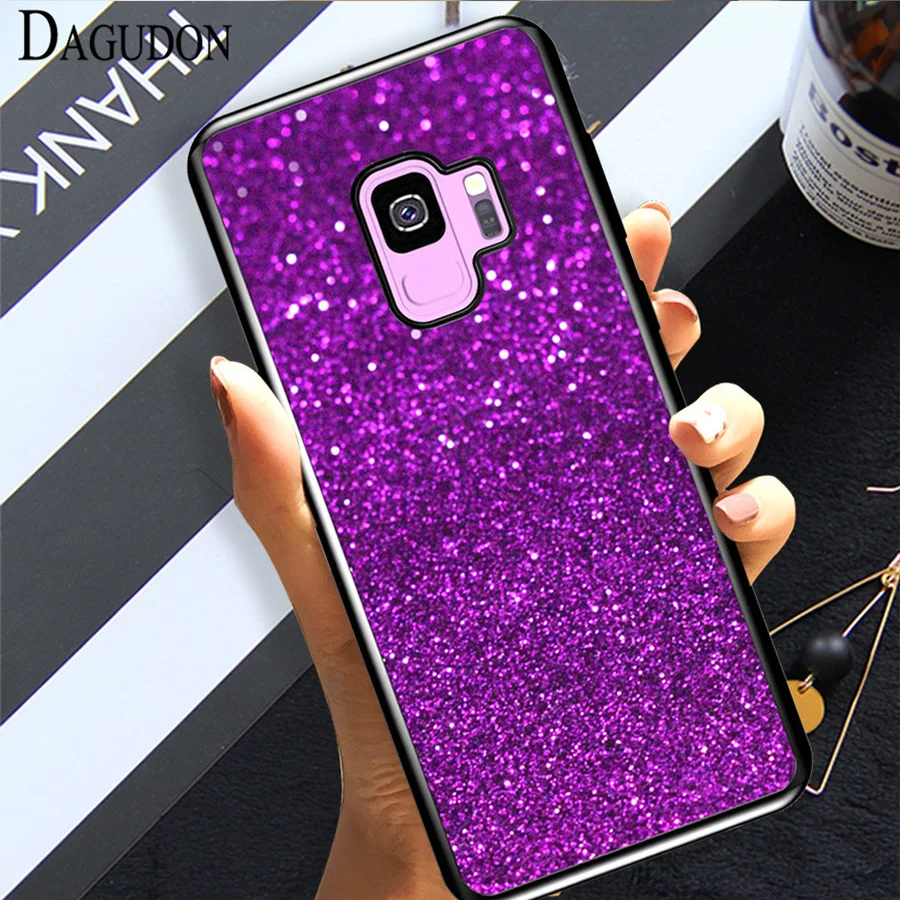 Чехол сверкающий с блестками для samsung galaxy A8 A6 S8 S9 2018 S5 A5 A3 A7 J3 J5 J7 2017 2016 чехол