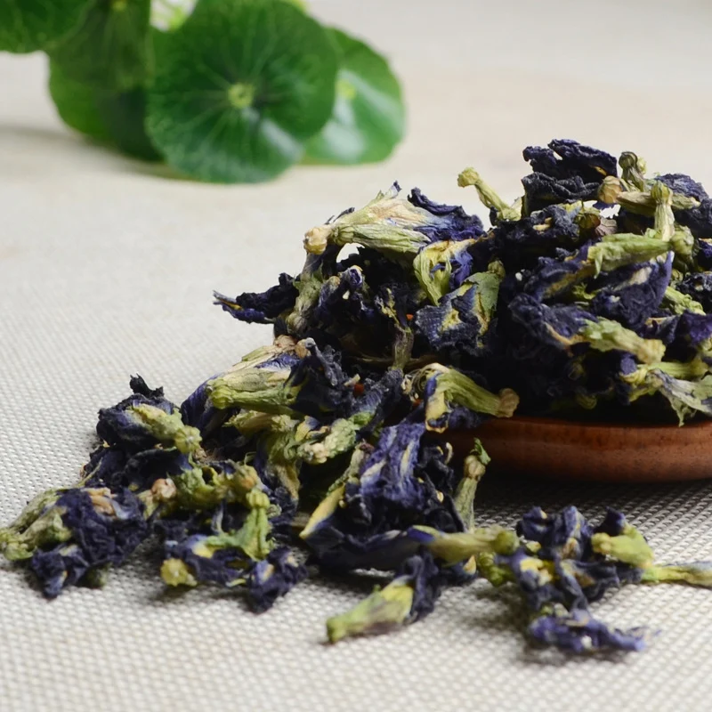 1 мешок 500 г 1500 Clitoria Ternatea гербарий кухонная игрушка. Таиланд голубой горох бабочки