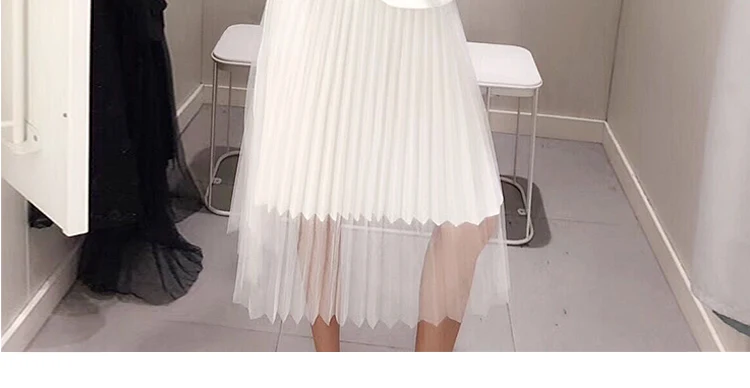 Белое платье, лето, женское элегантное уникальное платье без рукавов, с вырезами, с сетчатым подолом, женское однотонное кружевное платье, Vestido