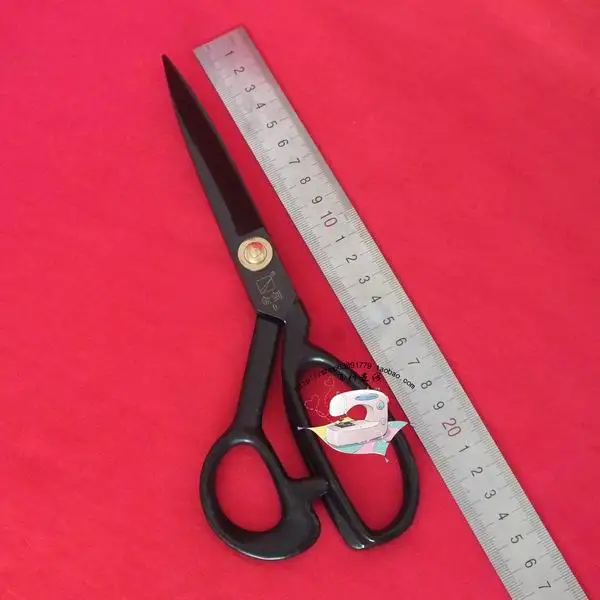 Tailoring scissors for garment factory shears shears black plastic