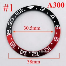 38/40 мм красные, черные Титан Fit GMT автоматический механизм Мужские Часы Ободок