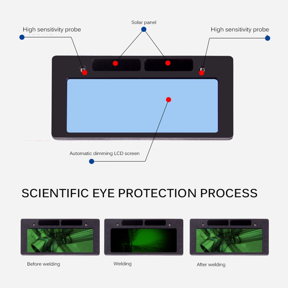 Солнечная Авто Затемняющая маска для глаз сварочный шлем Сварочная маска тени для век/патч/очки для глаз очки для сварщика глаз