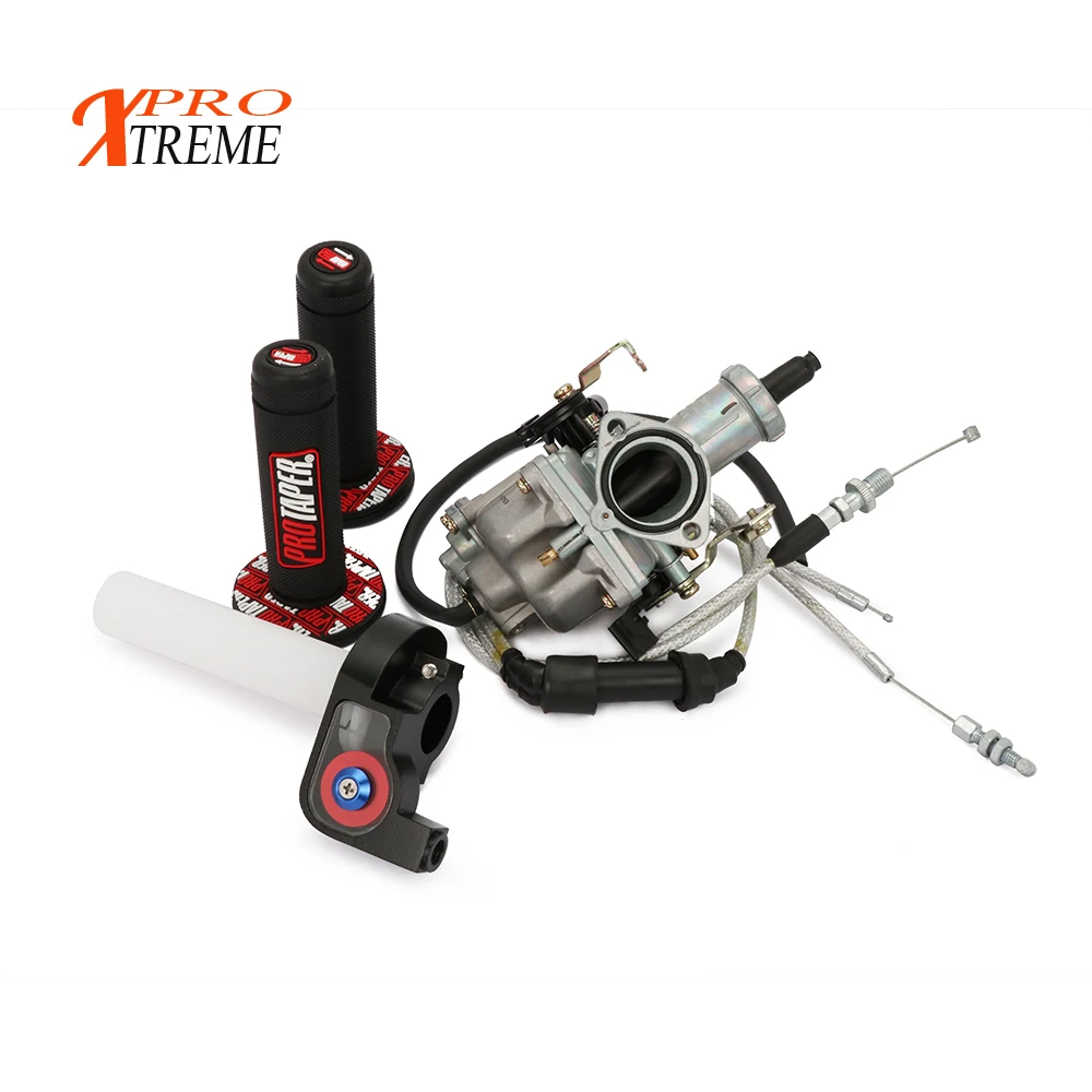 Online Almacén ruso en el extranjero PZ30 irbi TTR250 Tuning Tuned Power Jet para Keihin 30mm carburador Visiable Twister Cable Agarraderas