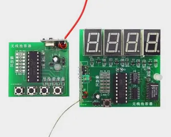 

Free Shipping!!! Wireless repeller / wireless pager / electronic production kit / with coding function (parts)