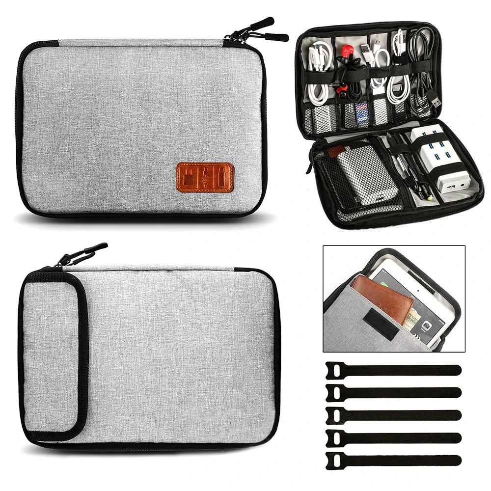 

Fashion Portable Soft Multifunction Waterproof Travel Totes Zipper Storage bag For Electronic Digital Product Storage Travel Bag