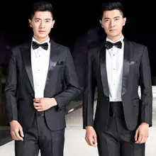 Новое поступление сценический тонкий мужской костюм с брюками мужской свадебный костюм блейзеры мужской строгий костюм жениха+ брюки+ галстук