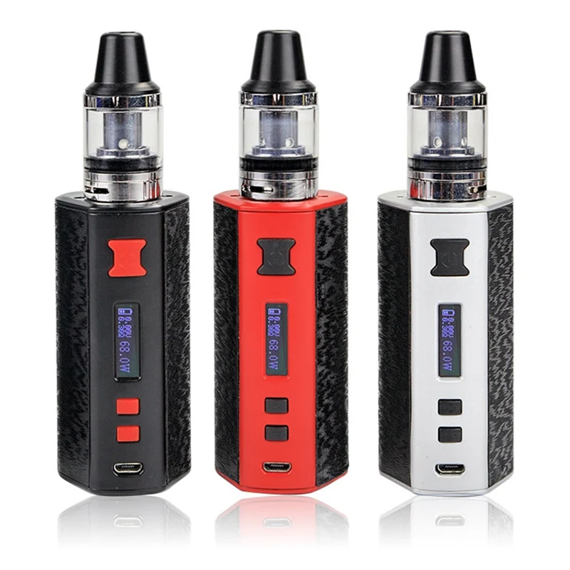 

E Cigarette 80w Mod Kit Vaporizer With 2200mah Battery Atomizer Digital Screen Electronic Cigarette Vape Pen Kit Tank Vapor
