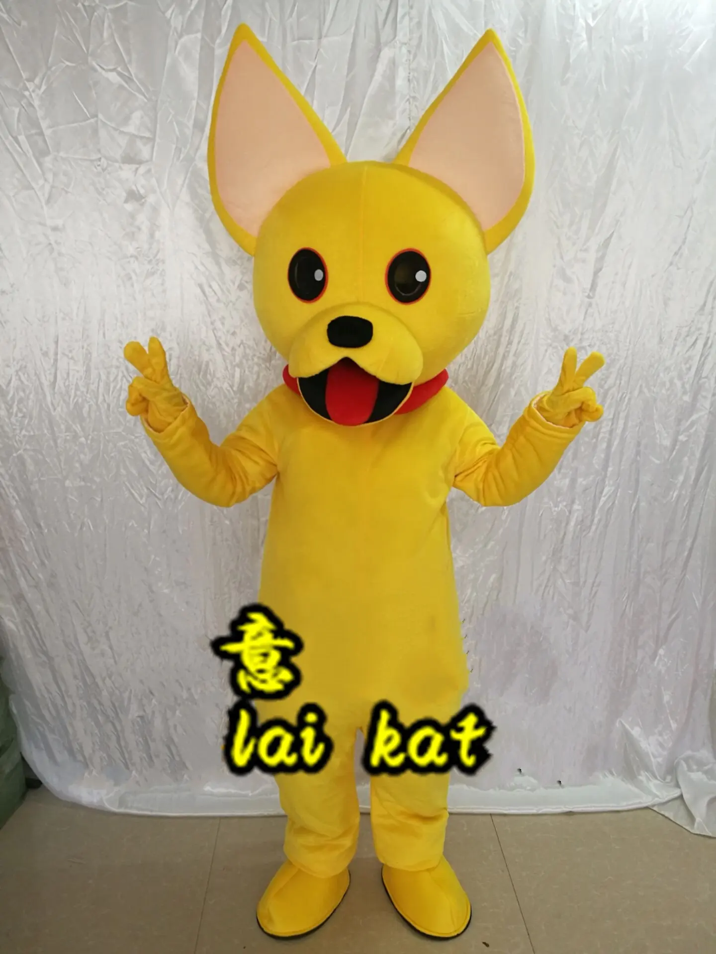 

Dog Mascot Costume Clothing Dog Mascot Costume Fancy Dress Suit Cartoon Apparel Gift for Halloween party