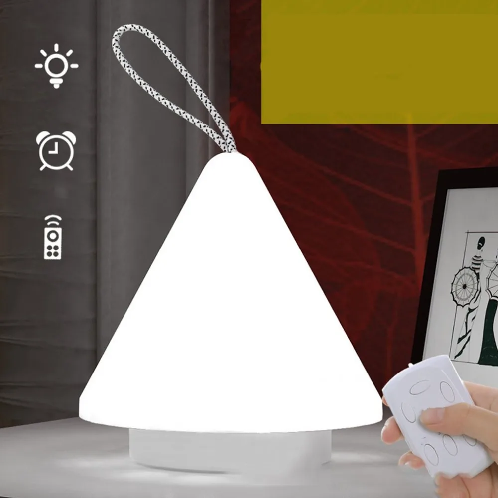 

Pyramid Shape Bedside Light Modern Lamp For Study Room Living Room Bedroom Universal LED Lighting Durable Home