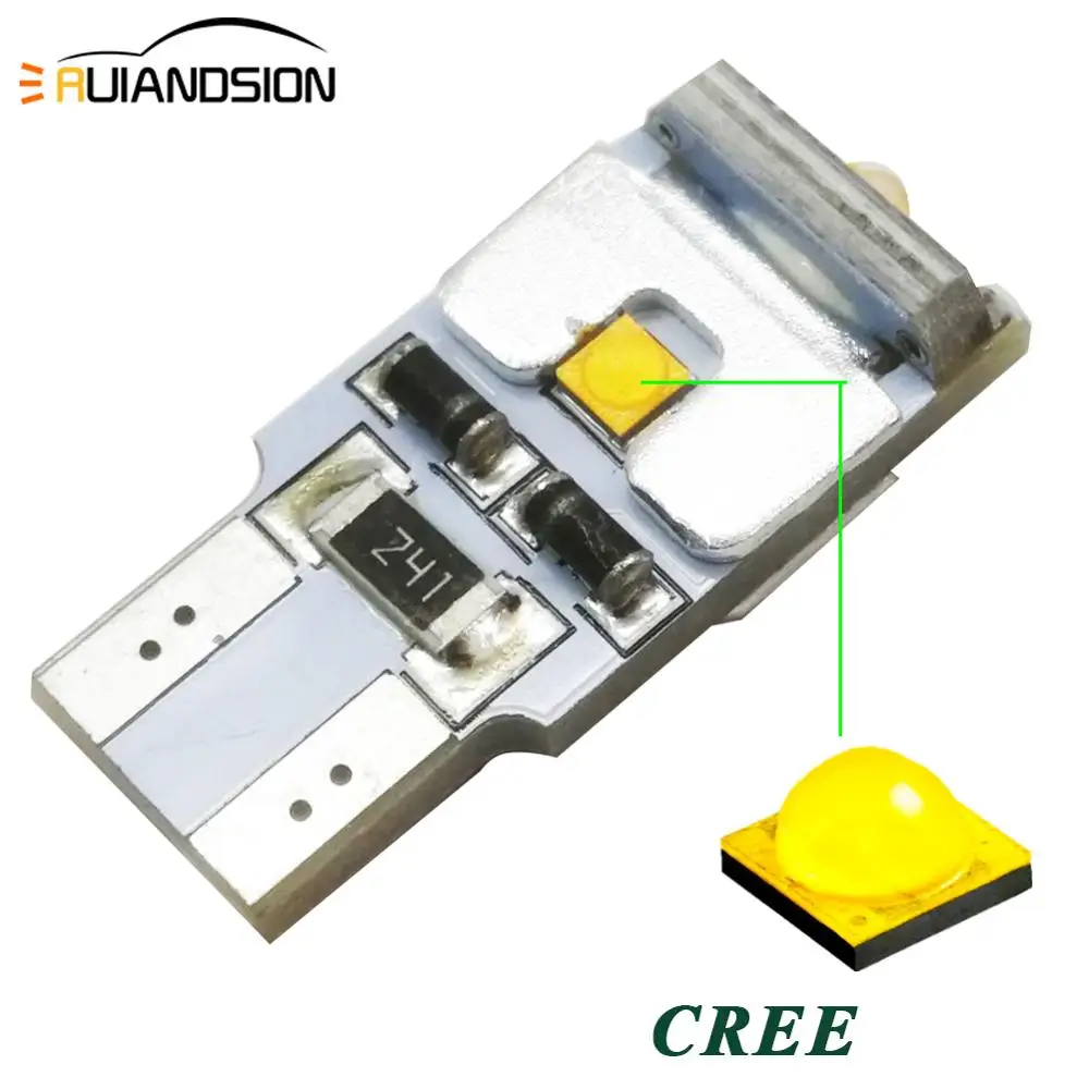 4 шт. t10 canbus 194 w5w led C'ree led 450LM 12 В AC canbus Автомобильный источник света авто светодиодная лампочка для машины-Стайлинг универсальная светодиодная мощность 9 Вт