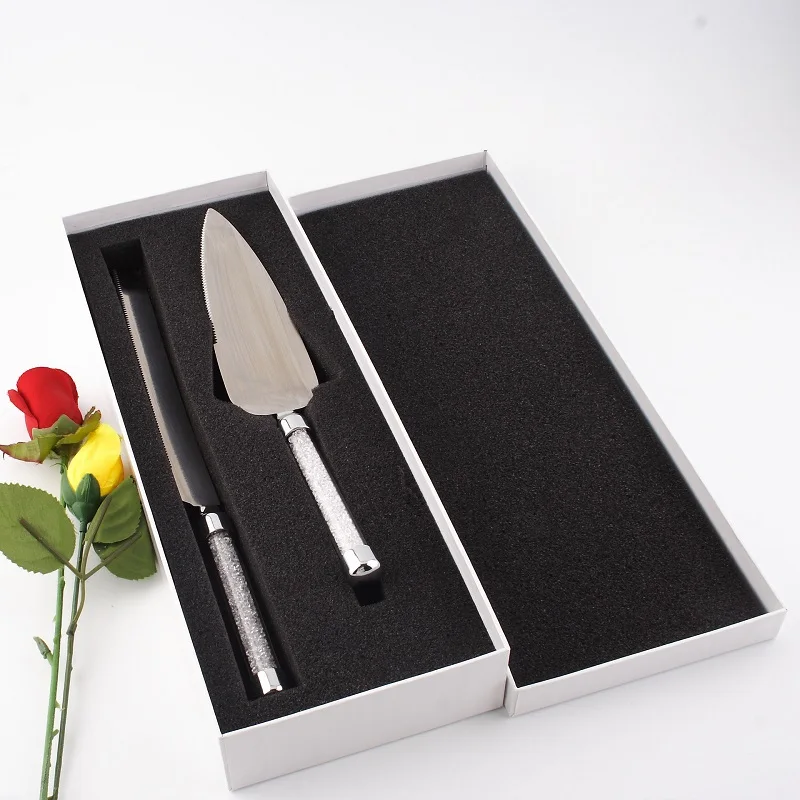 Personalized Wedding Cake Knife Server Set  (6)