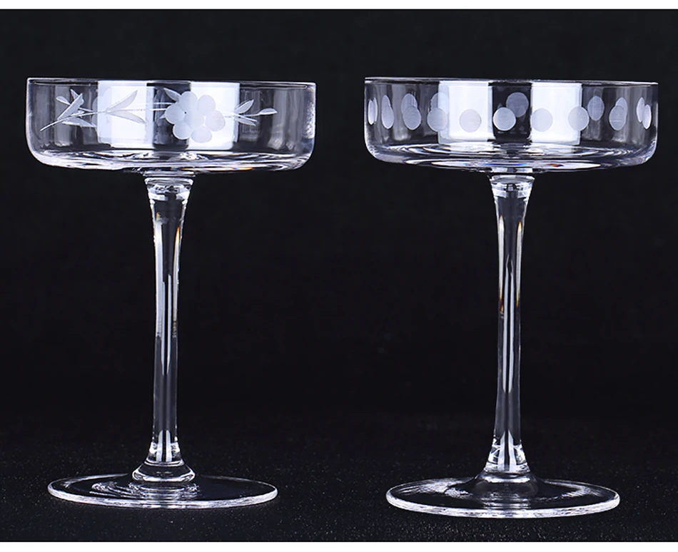 Европейская плоская Классическая Коктейльная стеклянная Бессвинцовая Хрустальная стеклянная бокал для вина крестообразная сушеная чашка для мартини чашка Маргарет бокал для вина