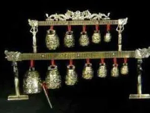 

Tibet silver bell Archaic Handwork Decorative big Brass bells Chinese dragon glockensp real Tibetan Silver Brassroom