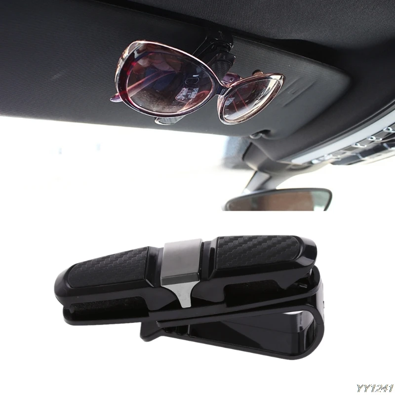 Car Auto Sun Visor Glasses Sunglasses Card Ticket Holder Clip Universal