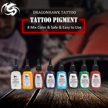 

Original Ink Tattoo Pigment 8 Color 0.5 oz 15ml Tattoo Ink Colors Bottles S