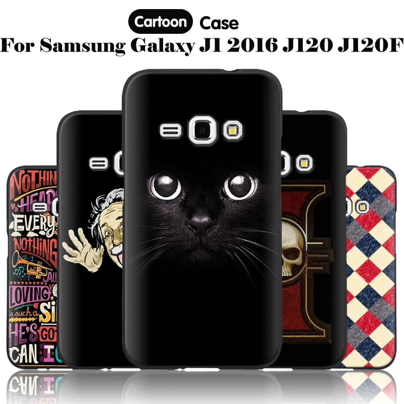 

JURCHEN Silicone Case For Samsung Galaxy J1 2016 Cover Cartoon TPU Luxury For Samsung Galaxy J1 2016 J120F J120 SM-J120F Case 30