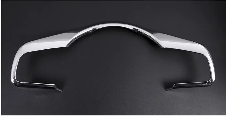 

Car Styling Steering Wheel Decorative Frame Trim ABS Chrome Accessories For Jaguar XE XF F-Pace f pace2016 2017