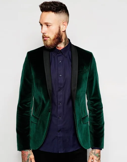 Мужская шаль Groom черный нагрудный смокинг жениха бархатный зеленый пиджак, мужские костюмы для шафера (куртка + брюки + галстук + платок)