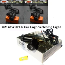 2 шт. аксессуары для автомобиля лазерный проектор логотип двери Добро пожаловать лампа Призрак Тень светильник для Volvo XC90 XC70 XC60 V40 V50 V60 V70 V90 S40