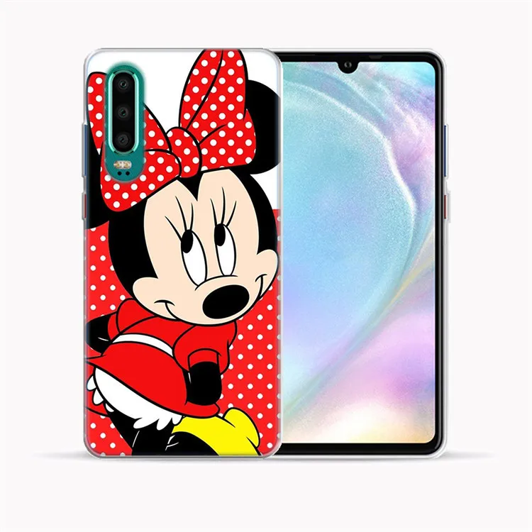 34 Чехлы с принтом из мультфильма, мягкий ТПУ чехол для huawei P30 Lite P30 Pro P30, прозрачный защитный силиконовый чехол - Цвет: 34