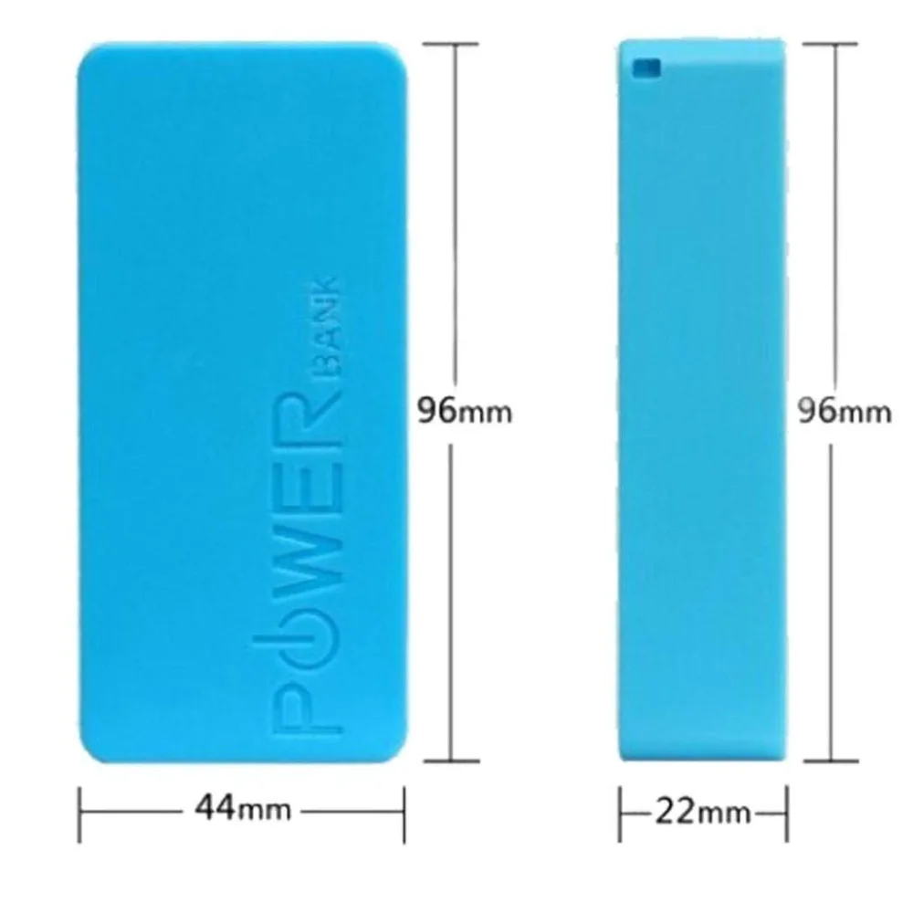 Внешний аккумулятор USB 5600 мАч 2x18650 зарядное устройство кейс для iPhone Samsung смартфон